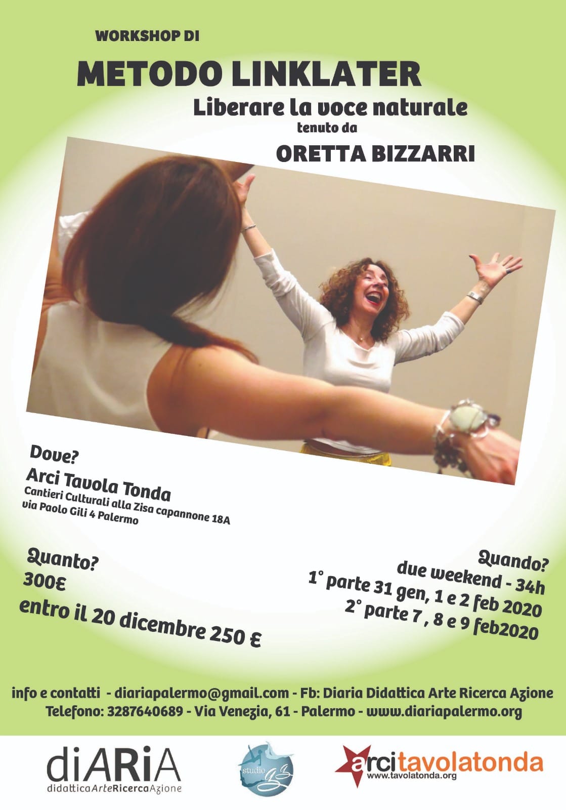 Il metodo Linklater: liberare la voce naturale. Introduttivo.